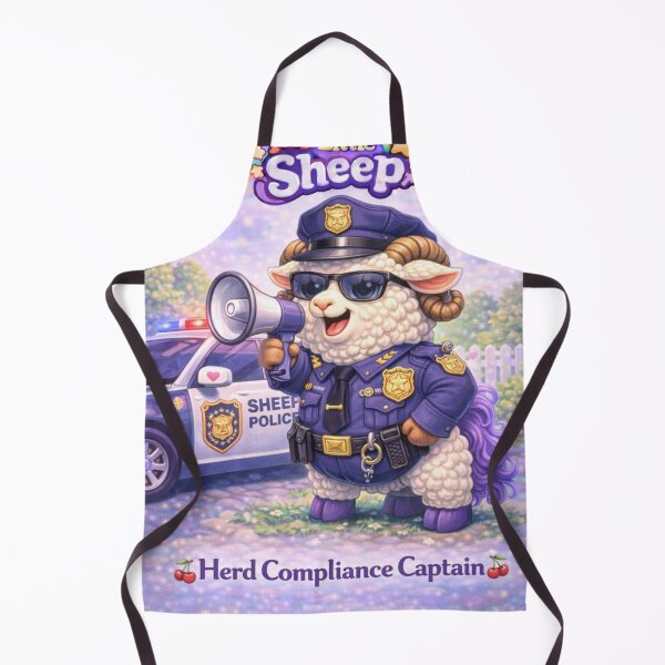Item preview, Herd Compliance Captain - Law & Order in My Little Sheep designed and sold by Thpoar.