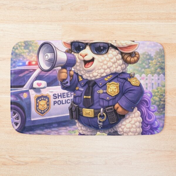 Item preview, Herd Compliance Captain - Law & Order in My Little Sheep designed and sold by Thpoar.