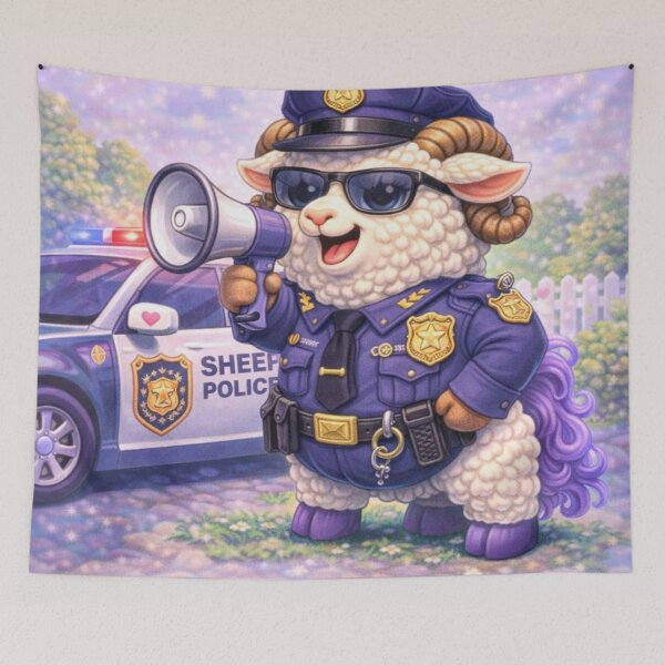 Item preview, Herd Compliance Captain - Law & Order in My Little Sheep designed and sold by Thpoar.