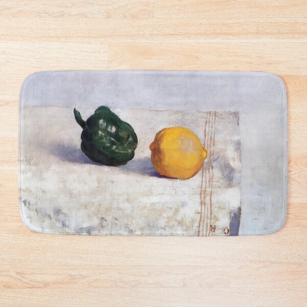 Item preview, Odilon Redon Pepper And Lemon On A White Tablecloth designed and sold by melaartni.