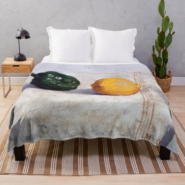 Item preview, Odilon Redon Pepper And Lemon On A White Tablecloth designed and sold by melaartni.