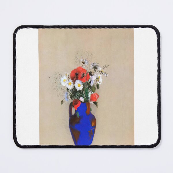 Item preview, Odilon Redon Poppies And Daisies In A Blue Vase designed and sold by melaartni.