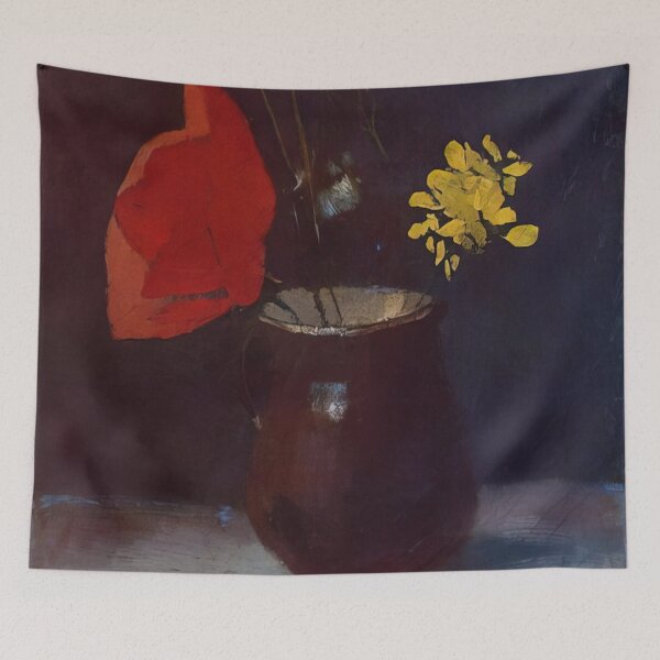 Item preview, Odilon Redon Pitcher Of Flowers designed and sold by melaartni.