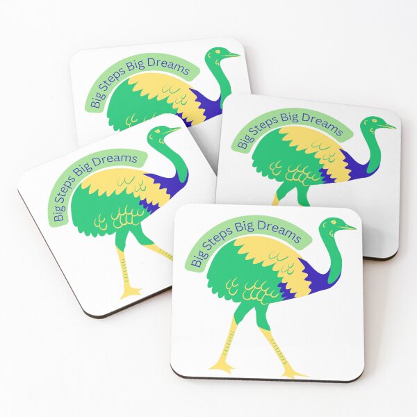 Item preview, Big Steps Big Dreams Motivational Bird Design | Inspirational Quote Sticker & Apparel designed and sold by CreativePallavi.