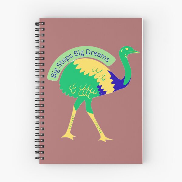 Item preview, Big Steps Big Dreams Motivational Bird Design | Inspirational Quote Sticker & Apparel designed and sold by CreativePallavi.