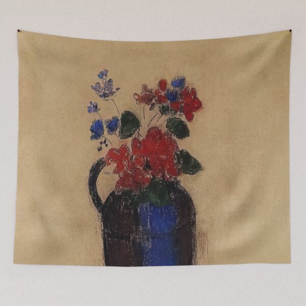 Item preview, Odilon Redon Small Bouquet In A Pitcher designed and sold by melaartni.