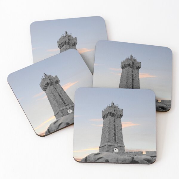 Item preview, Brittany Lighthouse Triptych – Coastal Sunset Wall Art Set designed and sold by Open Road Gallery .