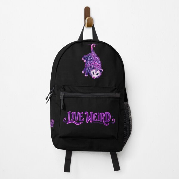 Item preview, Live Weird Purple Opossum Funny Trash Cat designed and sold by LSphere Art.