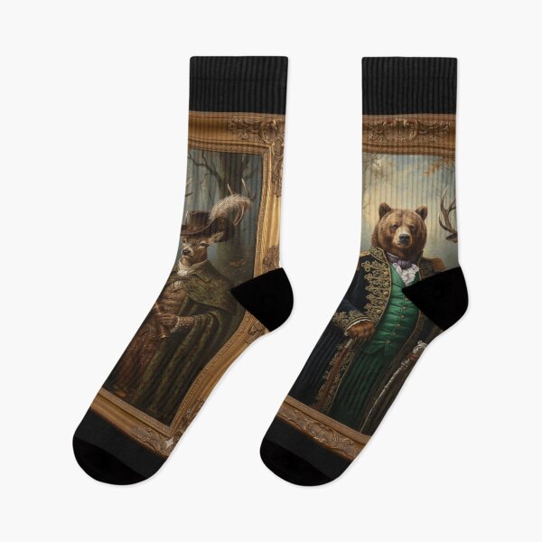 Item preview, Forest Commanders Victorian Military Portrait - Regal Fox, Bear & Deer designed and sold by freackly.
