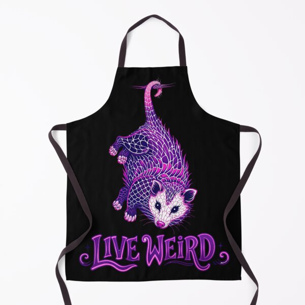 Item preview, Live Weird Purple Opossum Funny Trash Cat designed and sold by LSphere Art.