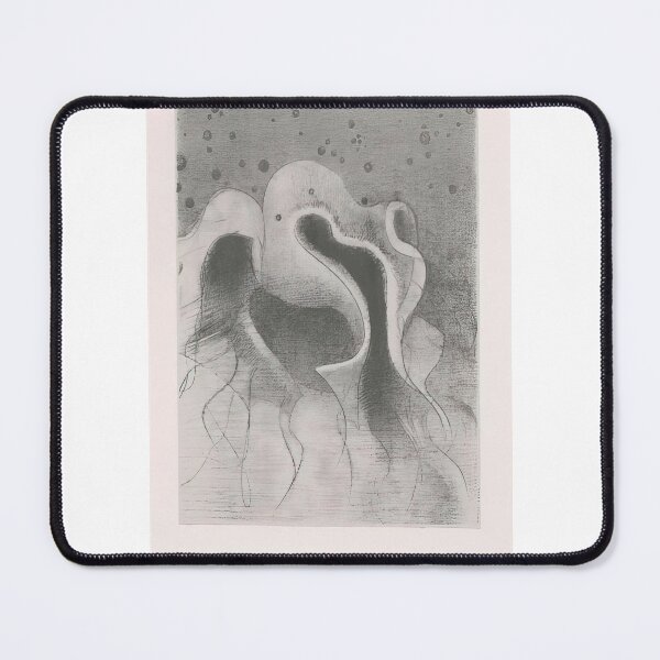 Item preview, Odilon Redon The Beasts Of The Sea Round Like Leather Bottles Plate 22 designed and sold by melaartni.