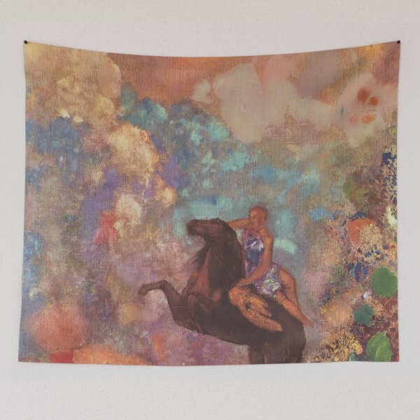 Item preview, The Muse On Pegasus, By Odilon Redon The Muse On Pegasus (1900) High Definition designed and sold by melaartni.
