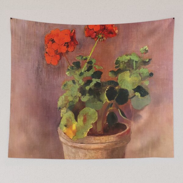 Item preview, Odilon Redon The Pot Of Geraniums designed and sold by melaartni.
