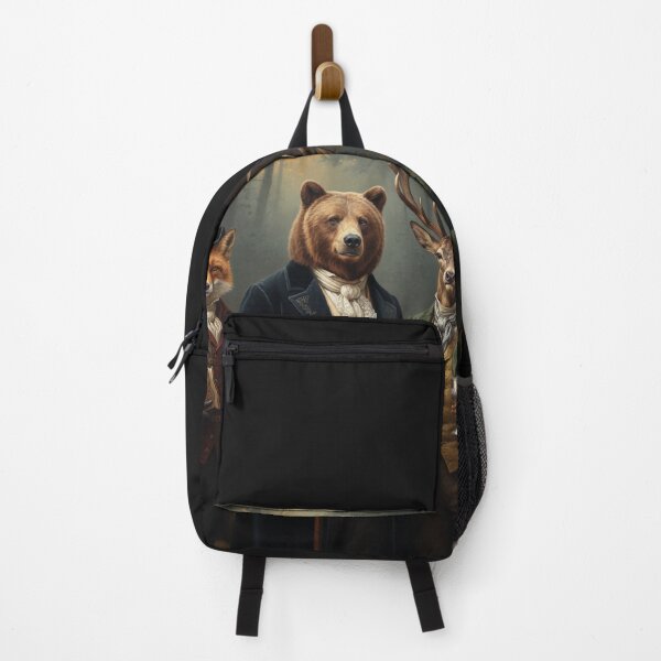 Item preview, Forest Aristocracy Victorian Portrait - Elegant Fox, Bear & Deer designed and sold by freackly.