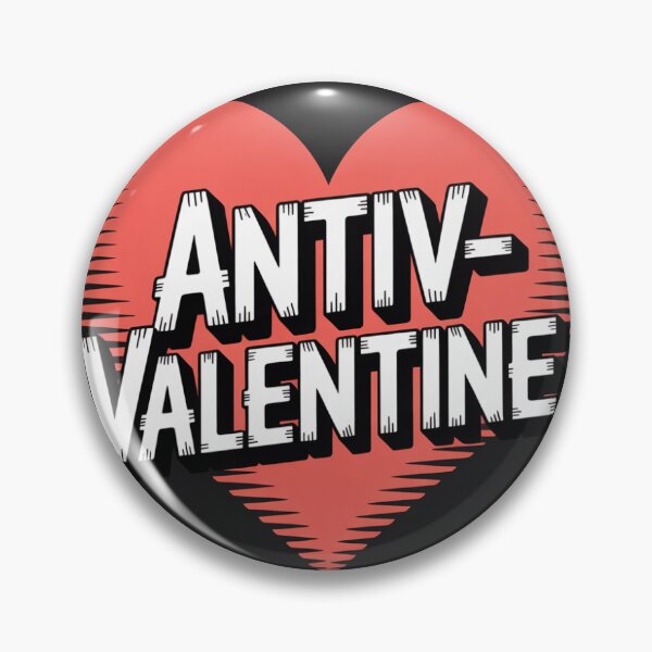 Item preview, Anti-Valentine Solo Player Grunge Typography designed and sold by koyotestore.
