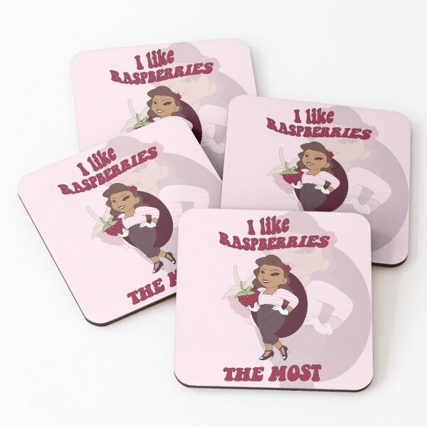 Item preview, Old Cartoon style pin up - Raspberries designed and sold by Juditangelo.