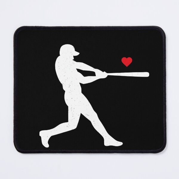Item preview, Baseball Heart Silhouett designed and sold by dudelinart.