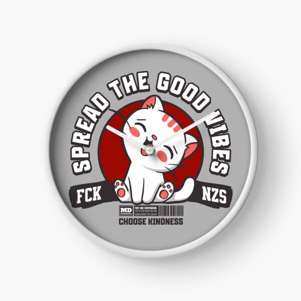 Item preview, Spread the Good Vibes – Cute Kawaii Cat with a Positive Message designed and sold by Mafiadonar.