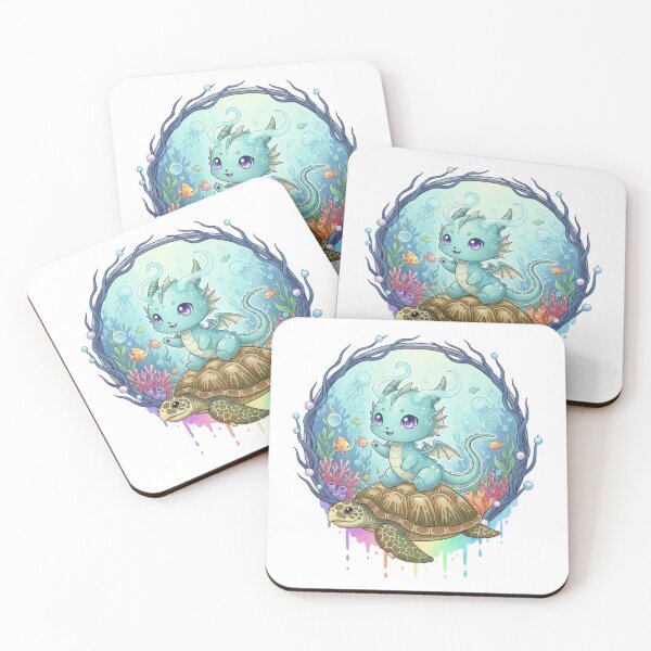 Item preview, Cute Dragon water Moon - Cute Spirit Moon Art designed and sold by Magic  House.
