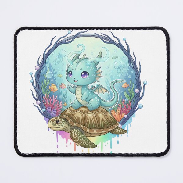 Item preview, Cute Dragon water Moon - Cute Spirit Moon Art designed and sold by Magic House.