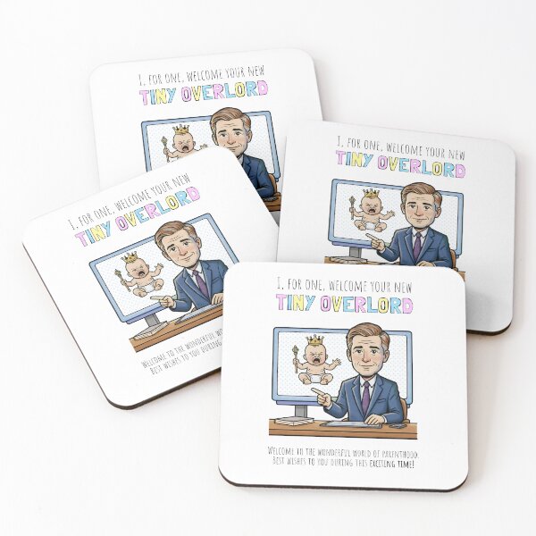 Item preview, Funny New Parent Gift - Welcome Your New Tiny Overlord designed and sold by Weirdolight.
