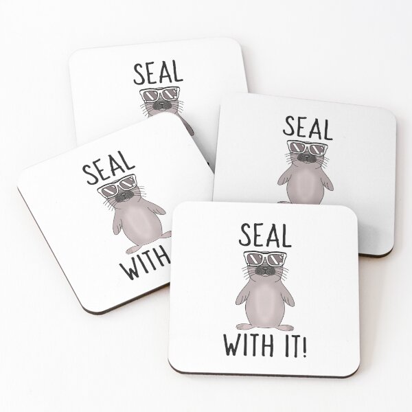 Item preview, Funny Grey Seal Pun designed and sold by Sartoris Art.