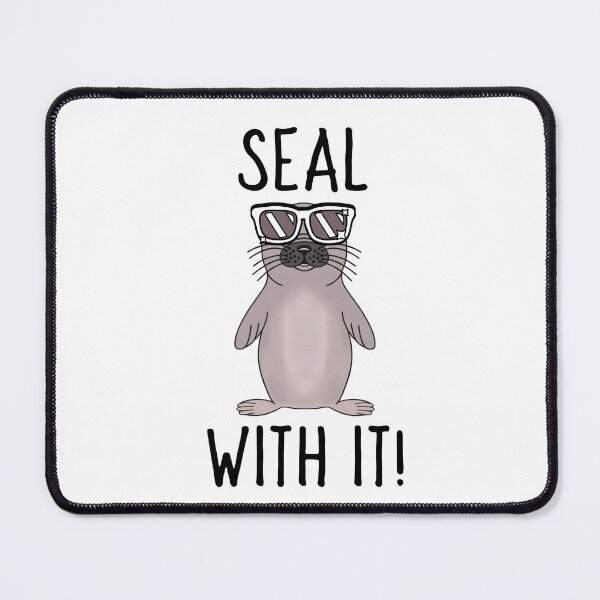 Item preview, Funny Grey Seal Pun designed and sold by Sartoris Art.