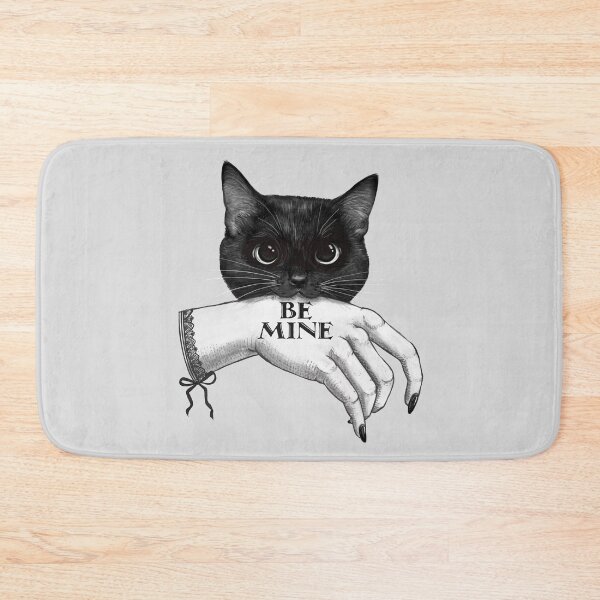 Item preview, Be Mine Cat Biting Hand Valentine designed and sold by lauragraves.