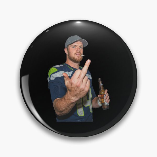 Item preview, Sam Darnold Middle Finger Meme designed and sold by MaidenIRK.