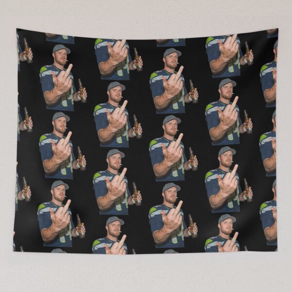 Item preview, Sam Darnold Middle Finger Meme designed and sold by MaidenIRK.