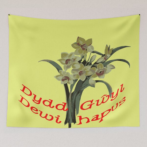 Item preview, Dydd Gwyl Dewi Hapus Happy St Davids Day designed and sold by taiche.