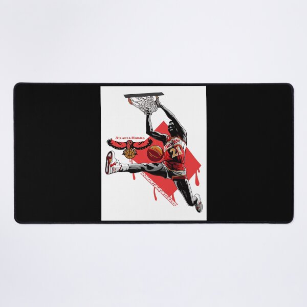 Item preview, Dominique Wilkins 21 Atlanta Hawks designed and sold by visionsunveiled.