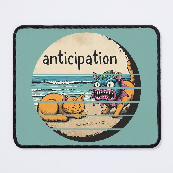 Item preview, Anticipation and Patience - Funny Cats 1 of 4 designed and sold by Beachy.