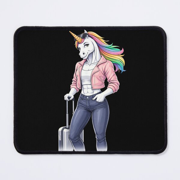 Item preview, Wanderlust Unicorn Aesthetic – Cute Travel Girl Design designed and sold by ColorSplash123.