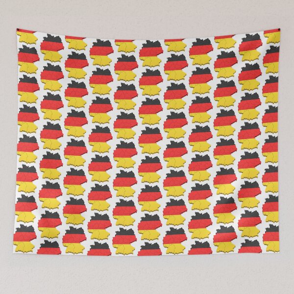 Item preview, German flag with map designed and sold by di-Vera-Rosati.