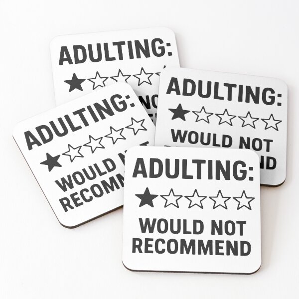 Item preview, Adulting rating designed and sold by Akali Design.