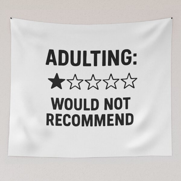 Item preview, Adulting rating designed and sold by Akali Design.