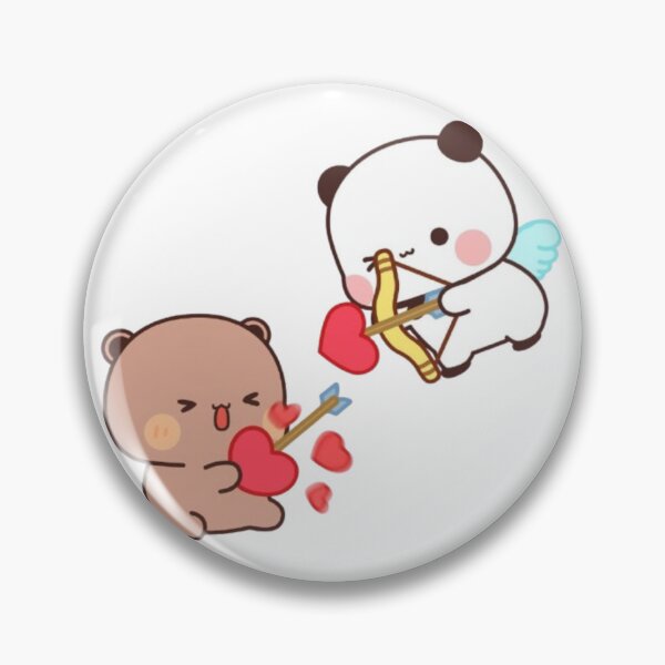 Item preview, Kawaii Teddy Bear Love Illustration designed and sold by AesthinkArt.