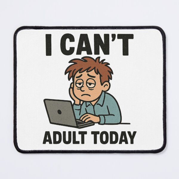 Item preview, I Can't Adult Today designed and sold by BLEACHD.