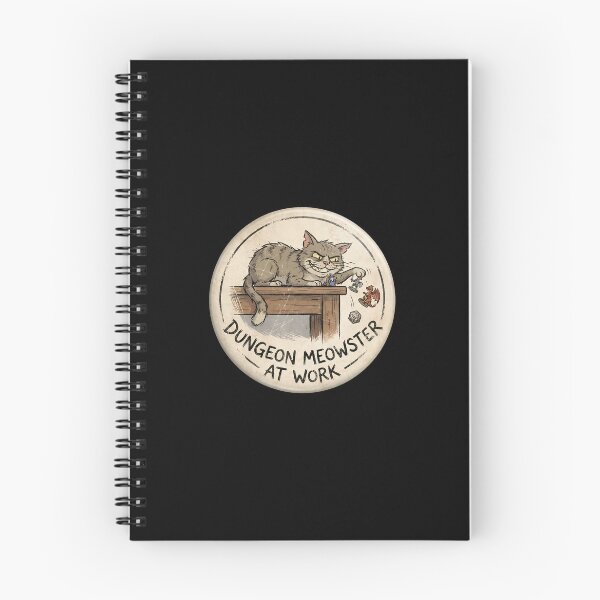 Item preview, Dungeon Meowster At Work Funny RPG Cat Tabletop Gaming designed and sold by Fenay Designs.