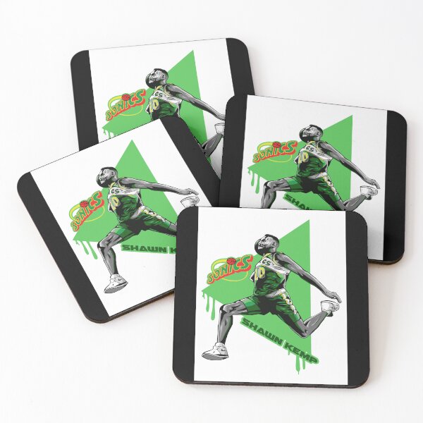 Item preview, Shawn Kemp Sonics Basketball Legend designed and sold by visionsunveiled.