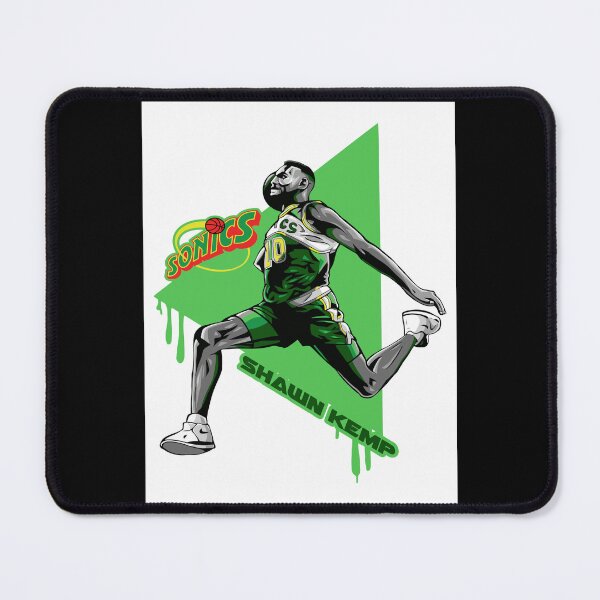 Item preview, Shawn Kemp Sonics Basketball Legend designed and sold by visionsunveiled.