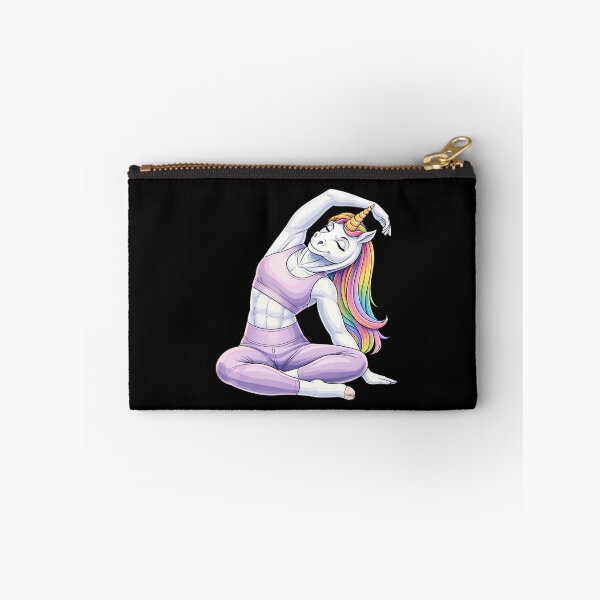 Item preview, Workout Unicorn Side Stretch – Fitness Girl Aesthetic Design designed and sold by ColorSplash123.