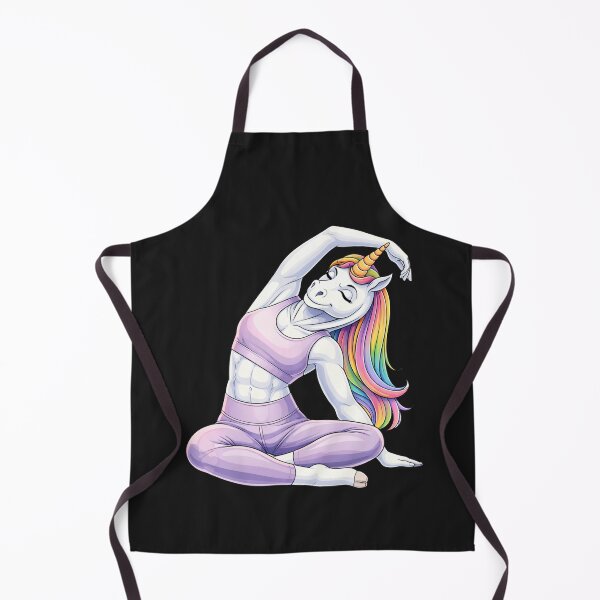 Item preview, Workout Unicorn Side Stretch – Fitness Girl Aesthetic Design designed and sold by ColorSplash123.