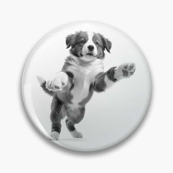 Item preview, Australian Shepherd Puppy Jumping Joy designed and sold by SeNsArtGallery.
