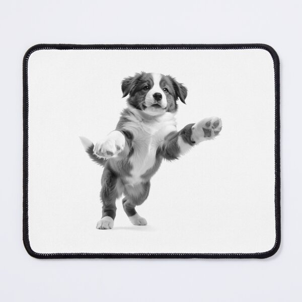 Item preview, Australian Shepherd Puppy Jumping Joy designed and sold by SeNsArtGallery.