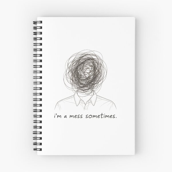 Item preview, I'm a mess sometimes designed and sold by Akali Design.