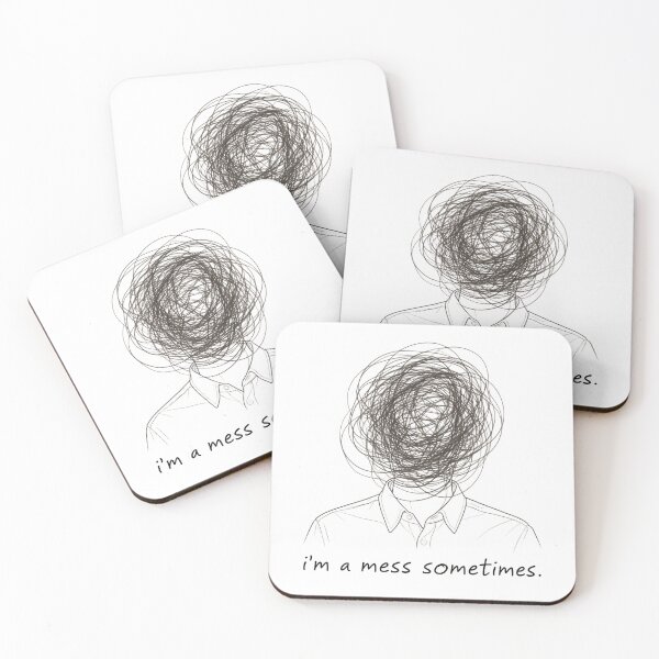 Item preview, I'm a mess sometimes designed and sold by Akali Design.