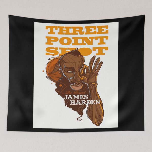 Item preview, James Harden The Beard Three Point Shot designed and sold by visionsunveiled.