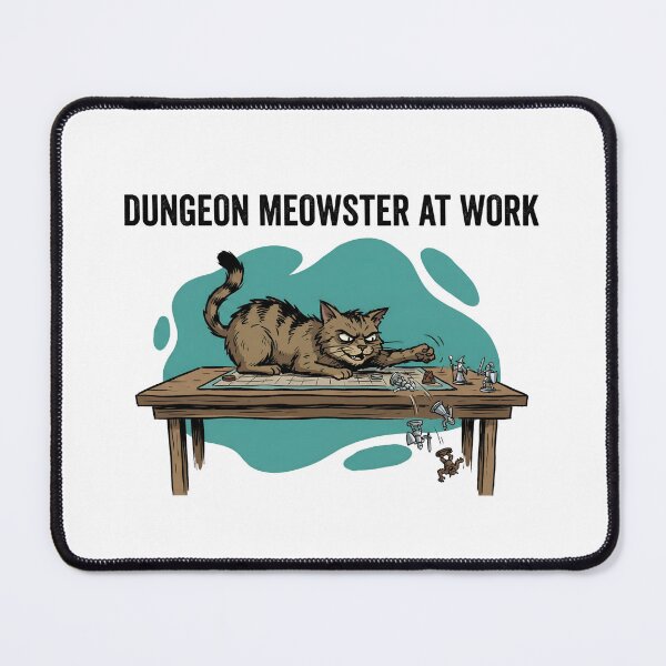 Item preview, Dungeon Meowster At Work Tabletop RPG Cat Lover Gift designed and sold by Fenay Designs.